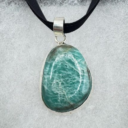 Vintage Silver Gemstone Pendant