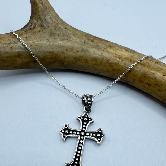 Vintage Silver Cross Pendant