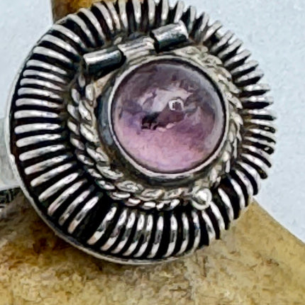 Vintage Silver Ring | Celtic Knot Poison Pillbox Locket Style Ring | 925 Sterling Silver Band and Heart Detail | Unique Gift Statement Ring
