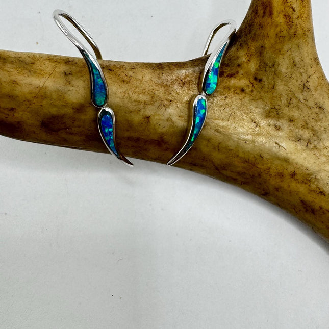 Swirl Stud Silver Earrings