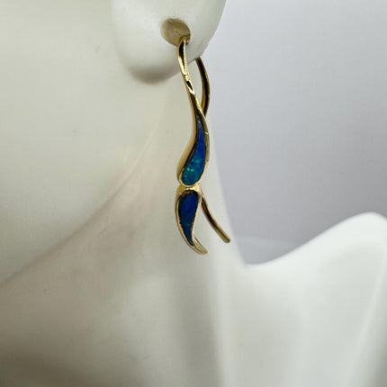 Swirl Stud Silver Earrings