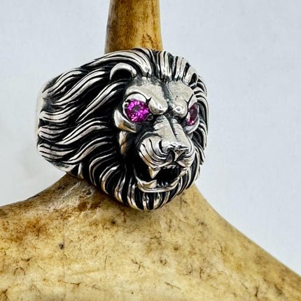 Vintage Silver Lion Ring
