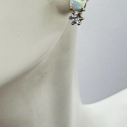 Vintage Gold 925 Sterling Silver Earrings