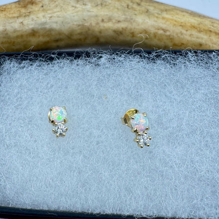 Vintage Gold 925 Sterling Silver Earrings