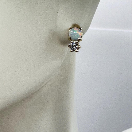 Vintage Gold 925 Sterling Silver Earrings