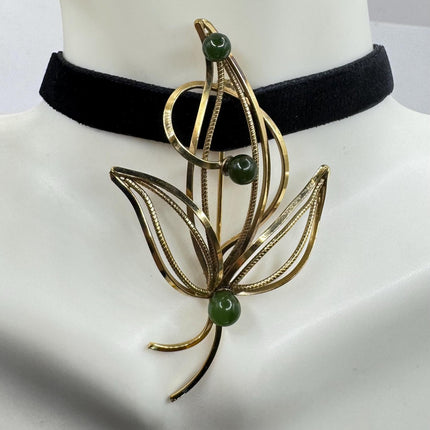 Vintage Gold Filled Scarab Brooch with Tigers Eye 14K Gold Pin Genuine Gemstone Unique Jewelry