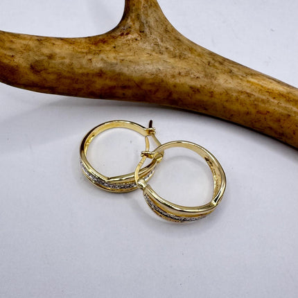 Vintage Gold Hoop Earrings