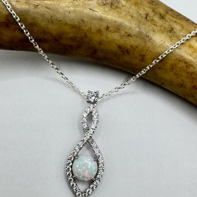 Vintage Silver Charm Necklace