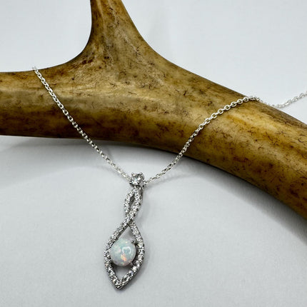 Vintage Silver Charm Necklace