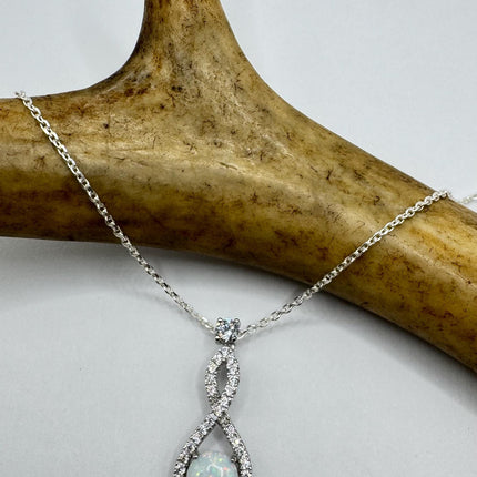 Vintage Silver Charm Necklace