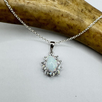 Vintage Silver Charm Necklace