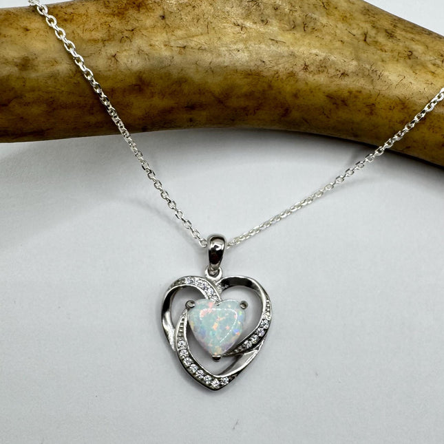 Vintage Silver Charm Necklace