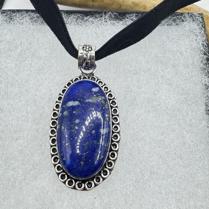 vintage blue Blue Lapis Lazuli Gemstone Crystal