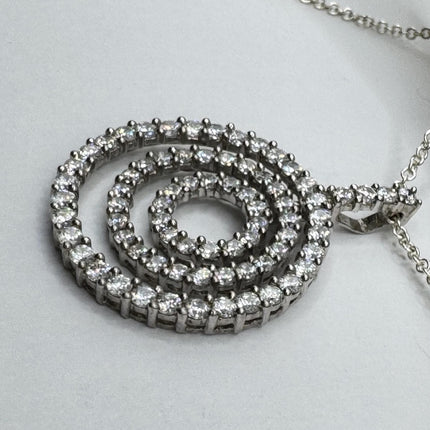 Vintage Silver Gemstone Pendant