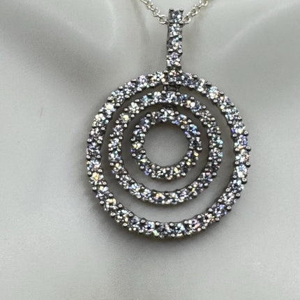 Vintage Silver Gemstone Pendant