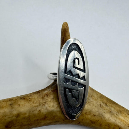 Vintage Silver Rose Ring