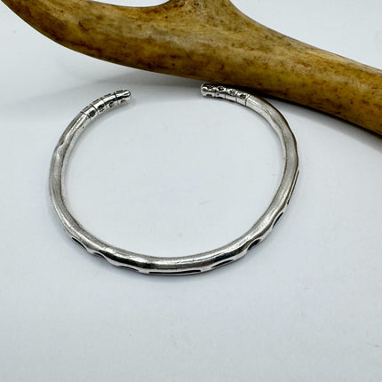Vintage silver Bangle Cuff Bracelet