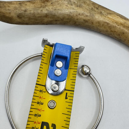 Vintage silver Bangle Cuff Bracelet
