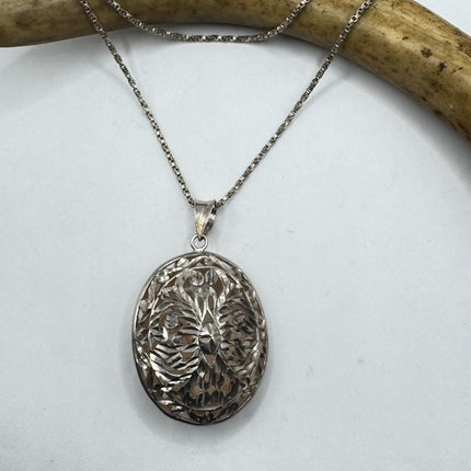 Vintage Star Fish 925 Sterling Silver chain Necklace