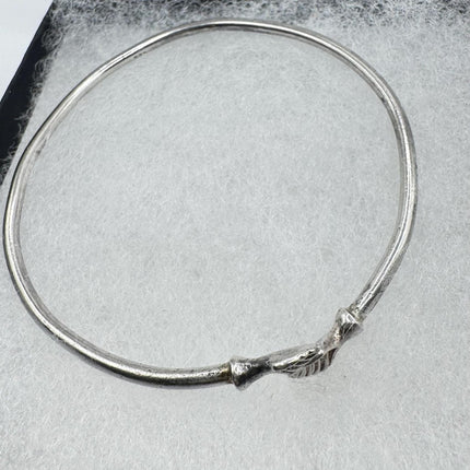 Vintage silver Bangle Cuff Bracelet