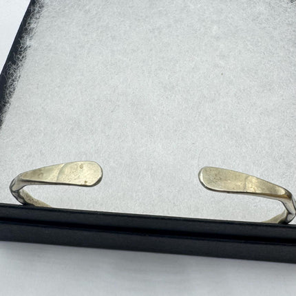 Vintage silver Bangle Cuff Bracelet