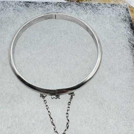 Vintage silver Bangle Cuff Bracelet