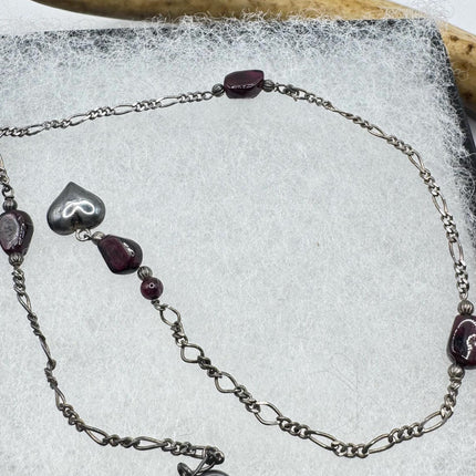 Vintage Mixed Gemstone Station Bracelet