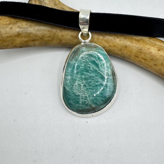 Vintage Silver Gemstone Pendant