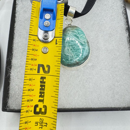 Vintage Silver Gemstone Pendant
