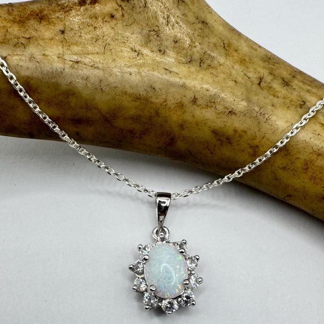 Vintage Silver Charm Necklace