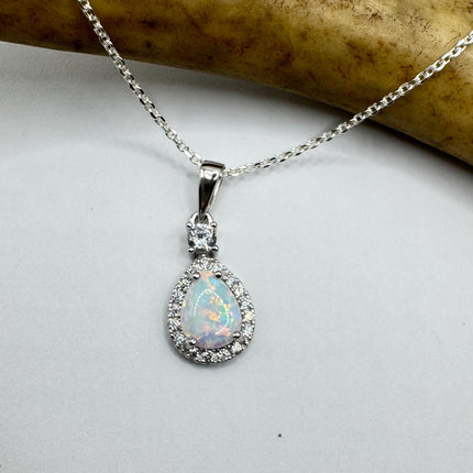 Vintage Silver Charm Necklace