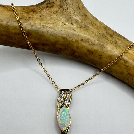 Vintage Silver Charm Necklace