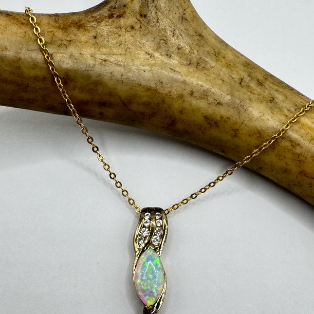 Vintage Silver Charm Necklace