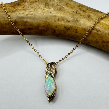 Vintage Silver Charm Necklace