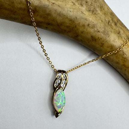 Vintage Silver Charm Necklace