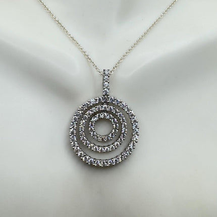 Vintage Silver Gemstone Pendant