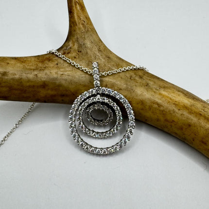 Vintage Silver Gemstone Pendant