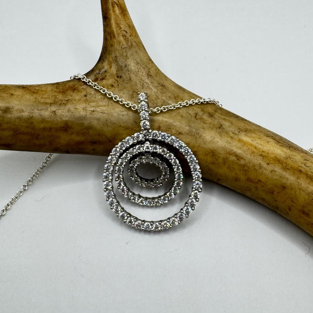 Vintage Silver Gemstone Pendant