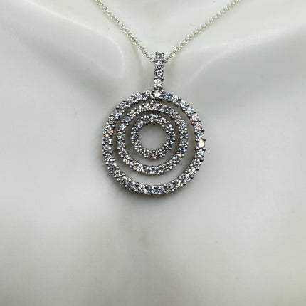 Vintage Silver Gemstone Pendant