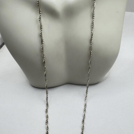 vintage chunky statement chain 925 Sterling Silver 36 inch Chain Necklace