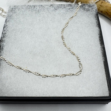 vintage chunky statement chain 925 Sterling Silver 36 inch Chain Necklace