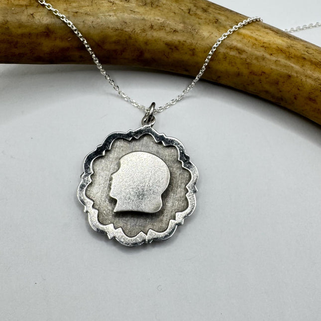 Vintage Silver Mothers Necklace