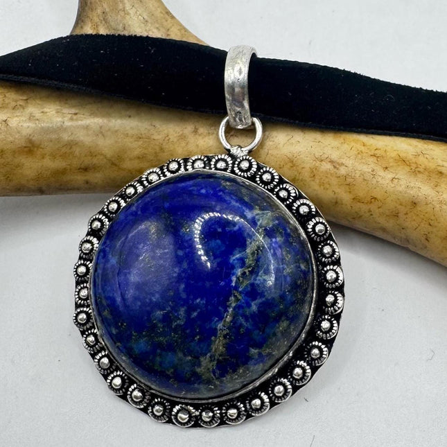 vintage blue Blue Lapis Lazuli Gemstone Crystal