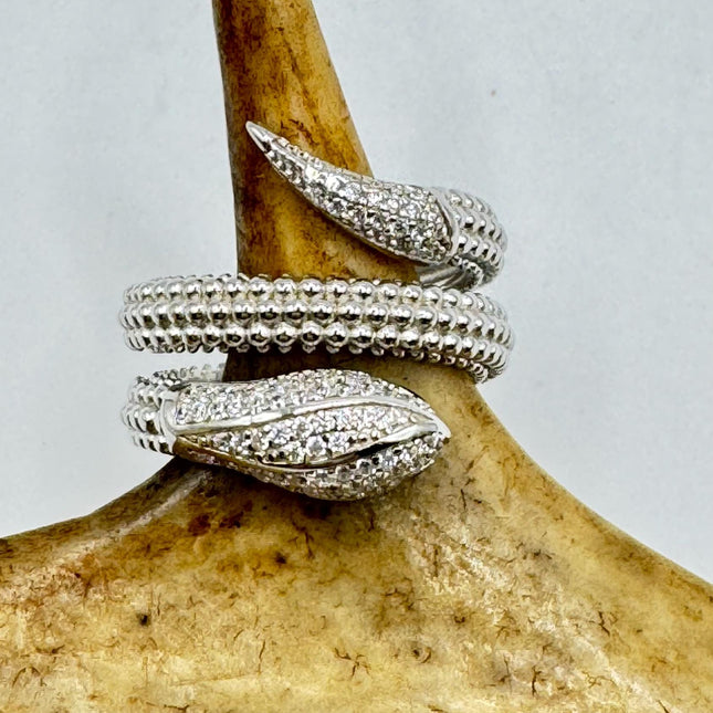 Vintage Silver Snake Ring