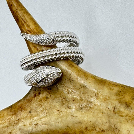 Vintage Silver Snake Ring
