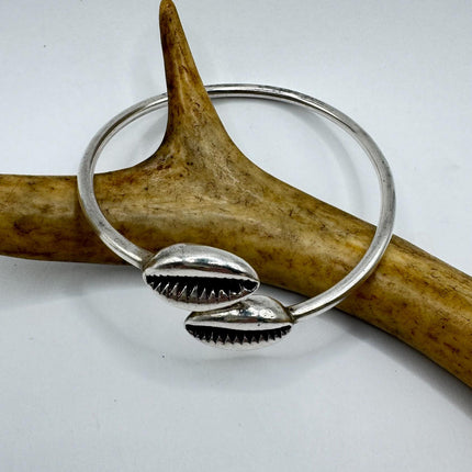 Vintage silver Bangle Cuff Bracelet