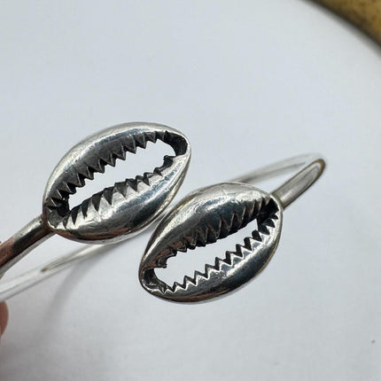 Vintage silver Bangle Cuff Bracelet
