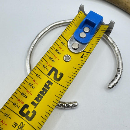 Vintage silver Bangle Cuff Bracelet
