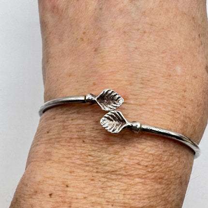 Vintage silver Bangle Cuff Bracelet