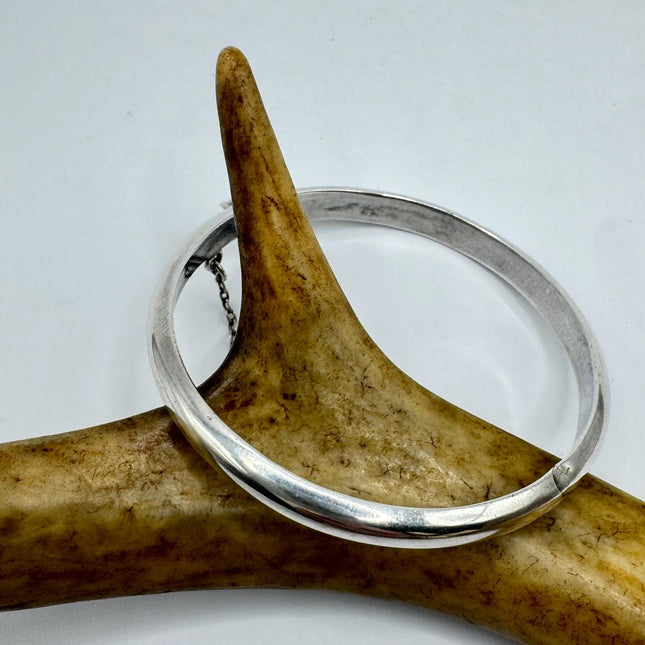 Vintage silver Bangle Cuff Bracelet